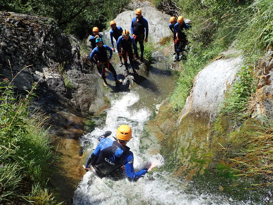 Canyoning Au Ruisseau D'Albès Dans Le Caroux Et L'Hérault, Près De Montpellier