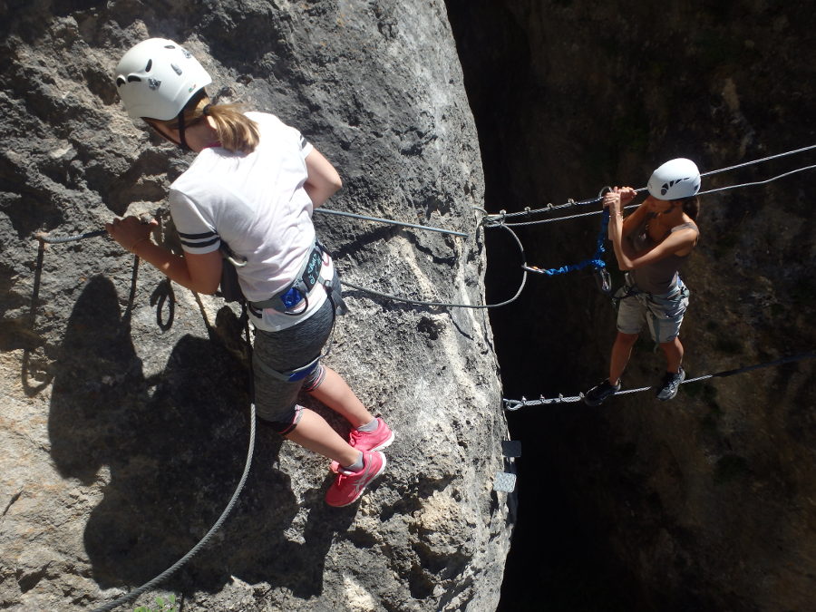 Via-ferrata Du Liaucous, Près De Montpellier Et Millau. Entre2nature: Hérault Et Gard