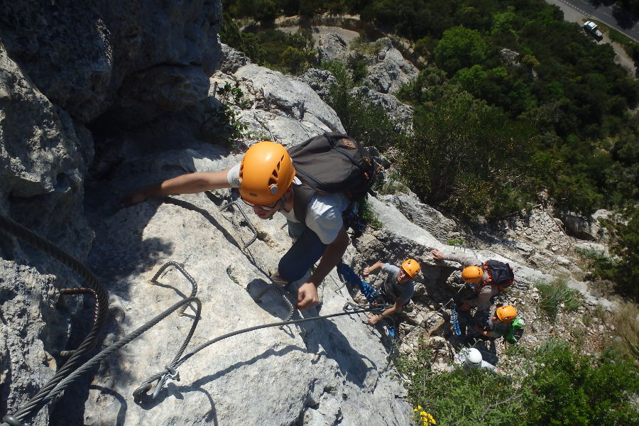 Via-ferrata Du Thaurac, Près De Montpellier En Occitanie Avec Entre2nature, Dans L'Hérault Et Le Gard