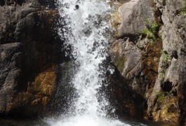 Canyoning Et Toboggan éjectable Dans Le L'Orgon Près Du Mont Aigoual, Dans Les Cévennes Et Le Gard. Sports De Pleine Nature à Sensations Près De Montpellier En Languedoc.