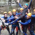 Enterrement De Vie De Garçon En Canyoning Au Tapoul Près De Montpellier