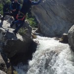 EVG En Canyoning Dans Le Soucy, Près De Montpellier Dans L'Hérault Et Le Gard. Entre Cévennes Et Caroux, Pour Des Sports De Pleine Nature Aquatique