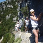 Enterrement De Vie De Fille En Via-ferrata Dans Le Gard Et L'Hérault En Languedoc