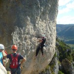 Enterrement De Vie De Garçon En Via-ferrata, Près De Montpellier Dans L'Hérault Et Le Gard, Avec Des Moniteurs Professionnels De Sports De Pleine Nature: Canyoning, Via-ferrata Et Escalade.