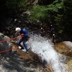 Enterrement De Vie De Jeune Fille Et Canyoning Près De Montpellier Dans L'Hérault Et Le Gard En Languedoc. Avec Les Moniteurs Professionnels Des Sports De Pleine Nature En Languedoc-Roussillon