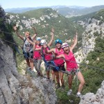 A Nîmes Et Montpellier Enterrement De Vie De Fille En Via-ferrata