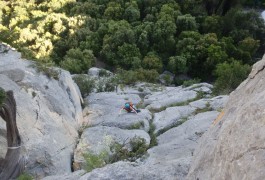 Activté De Pleine Nature, Escalade Et Grande Voie Au Thaurac, Près De Montpellier, Dans L'Hérault Et Le Gard, En Languedoc.