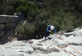 Escalade Initiation à Valflaunès Avec Les Guides D'entre2nature, Basé à Montpellier Dans L'Hérault