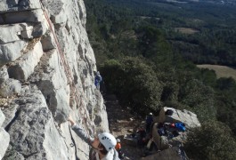 Escalade Initiation à Valflaunès, Près De Montpellier, Dans L'Hérault Et Le Gard. Activités De Pleine En Languedoc-Roussillon