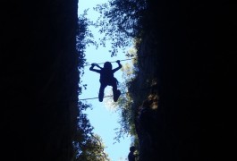 Via- Ferrata Du Thaurac Près De Ganges Et Montpellier Dans L'Hérault En Languedoc-Roussillon