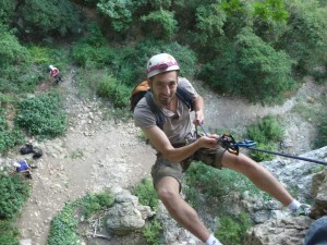 Randonnée rappel au pic St-Loup, près de Montpelllier et des Cévennes, avec les moniteurs de l'Hérault et du Gard