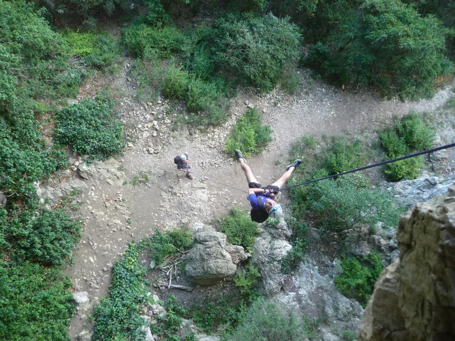 Hiking And Abseiling Pic Saint-Loup