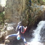 Canyoning Et Enterrement De Vie De Célibataires En Cévennes Dans Le Gard, Près De L'Hérault, Avec Les Guides D'entre2nature, Basé Sur Montpellier Dans L'Hérault.