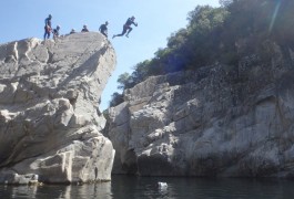 Canyoning En Cévennes Près De St-Jean Du Gard Dans Le Gard