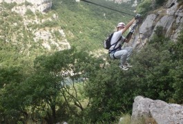 Via Ferrata Du Thaurac Et Tyrolienne En Languedoc-Roussillon Dans L'Hérault Et Le Gard, Près De Montpellier