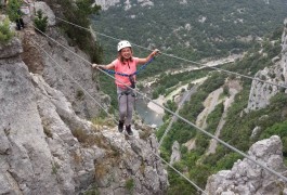 Via-ferrata Du Thaurac Pour Les Enfants Et Les Débutants, Accessible à Tous.