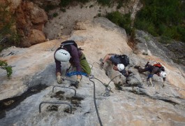 Via-ferrata Près De Montpellier, Dans L'Hérault Et Le Gard, Dans Le Languedoc-Roussillon.