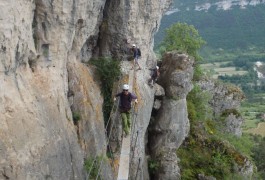 Le Pont Népalais Du Liaucous. Via-ferrata, Canyoning, Escalade Avec Les Moniteurs De Montpellier, Dans L'Hérault