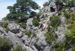 Via-ferrata Du Liaucous Et Sa Tyrolienne Géante, Aux Portes De Millau, Dans L'Aveyron, Près De Millau