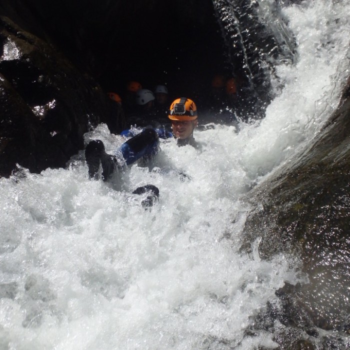 Canyoning En Cévennes Dans Le Gard, Au Canyon Du Soucy