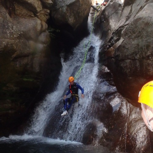 Canyoning En Cévennes En Lozère, Près D'Anduze Et Saint-Jean Du Gard