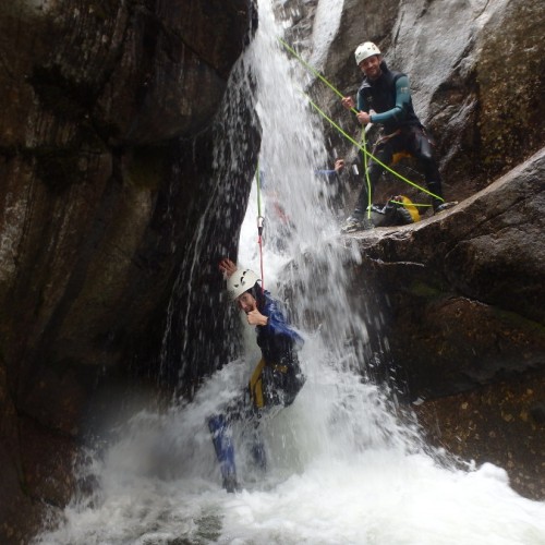 Canyoning Dans Les Cévennes Au Tapoul, Près De Saint-Jean Du Gard Et Anduze