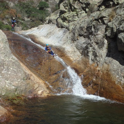 Canyoning Au Rec Grand Dans Le Caroux, Près De Montpellier Dans L'Hérault