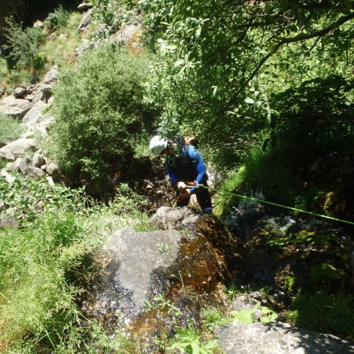 Canyoning Près Du Vigan Dans Le Gard, Près Du Mont Aigoual En Cévennes