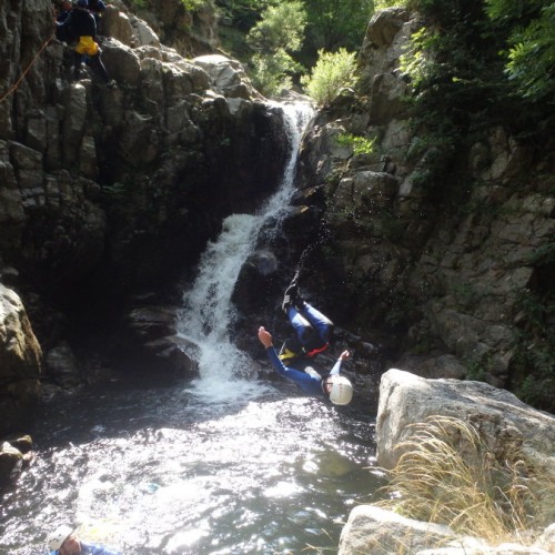 Canyoning En Cévennes Au Vigan Dans Le Gard Aux Cascades D'Orgon