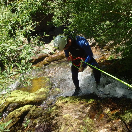 Canyon Et Rappels En Cévennes Dans Le Gard, Aux Cascades D'Orgon