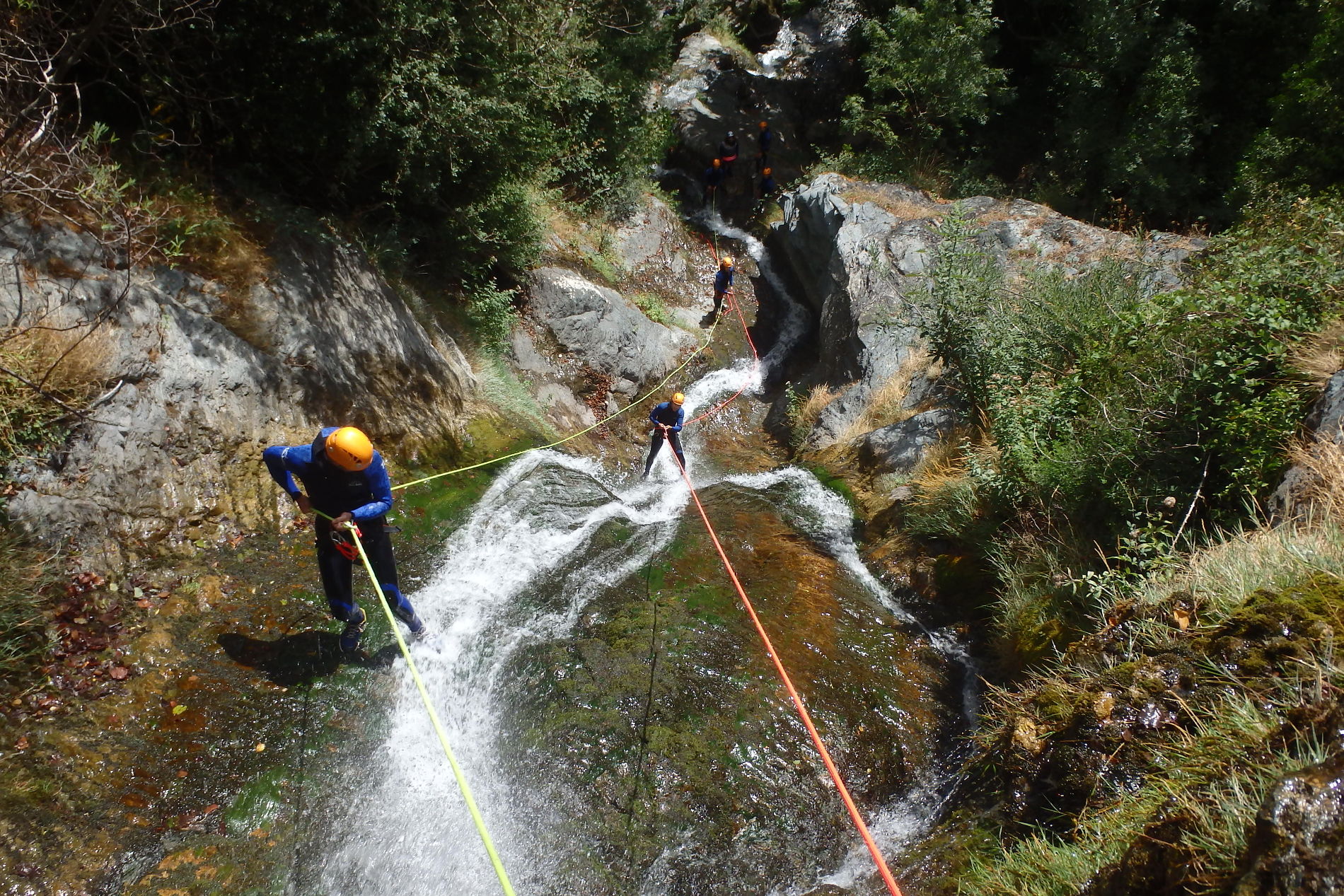 canyoning-albes-caroux-rappel-herault