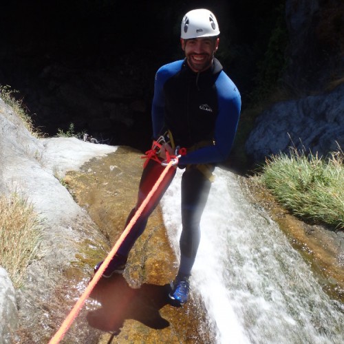 Rappel Et Canyoning Dans Le Caroux, Près De Montpellier, Avec Les Moniteurs De L'Hérault