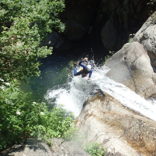 Canyoning En Cévennes Aux Cascades D'Orgon, Près Du Vigan Dans Le Gard