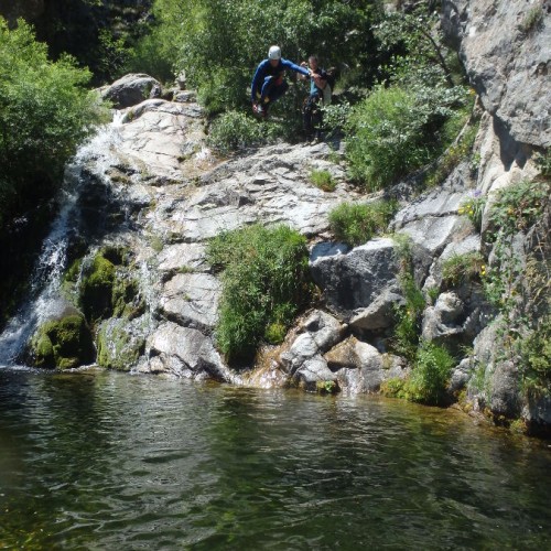 Canyon En Cévennes Dans L'Orgon, Près Du Vigan Dans Le Gard