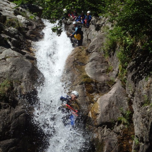 Canyoning-au Vigan En Cévennes Près Du Mont Aigoual Dans Le Gard