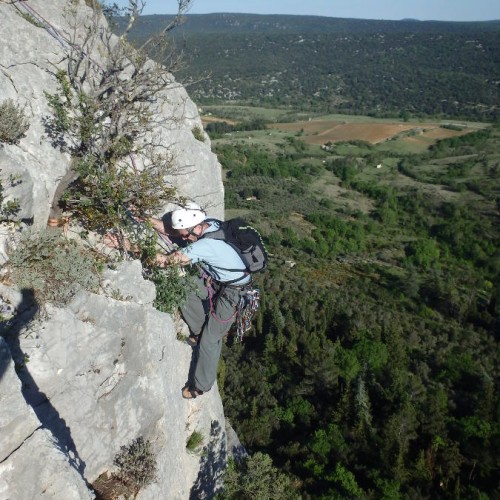 Escalade En Grande Voie Dans L'Hérault Et Le Gard En Languedoc