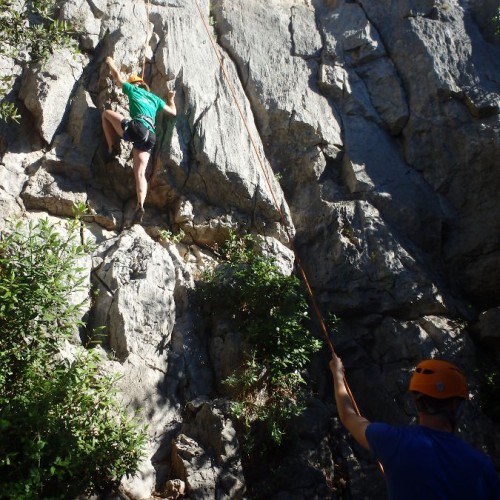 Escalade Dans L'Hérault Et Le Gard En Initiation Pour Débutants