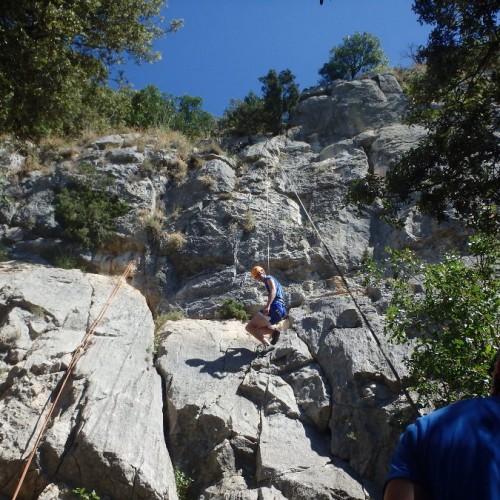 Escalade Dans L'Hérault Près De Montpellier En Cévennes Dans Le Languedoc