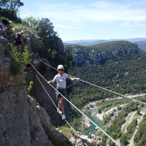 Via-ferrata Près Des Cévennes Et Montpellier Avec Les Moniteurs D'entre2nature