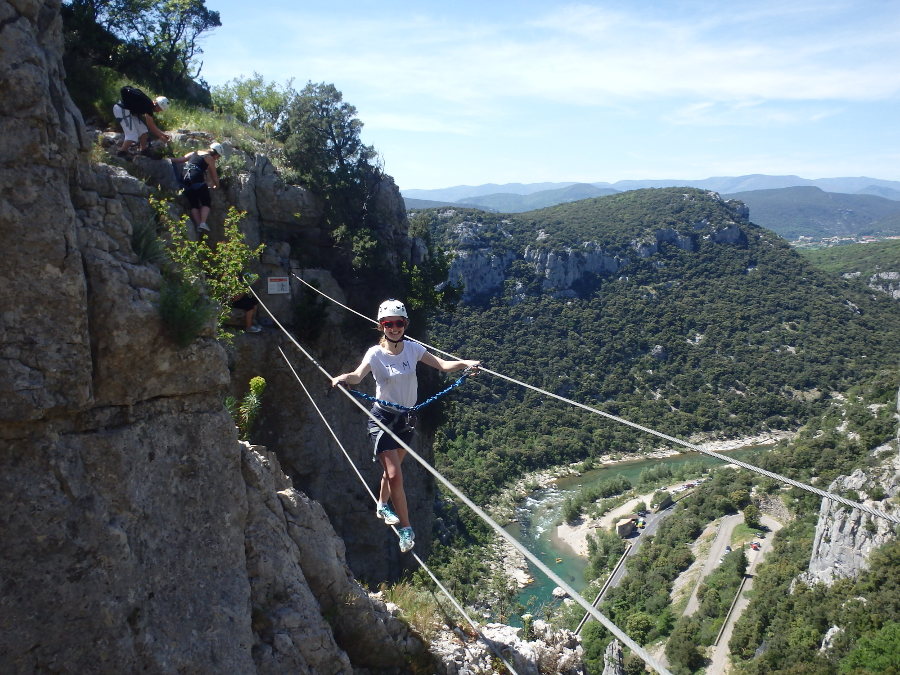 Via-ferrata Près Des Cévennes Et Montpellier Avec Les Moniteurs D'entre2nature