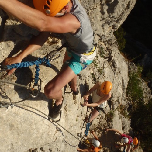 Via-ferrata Montpellier Dans L'Hérault Au Thaurac En Languedoc