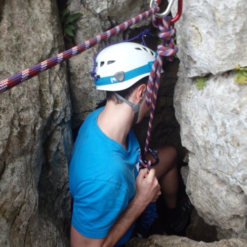 Rappel Au Pic St-loup Près De Montpellier Dans L'Hérault