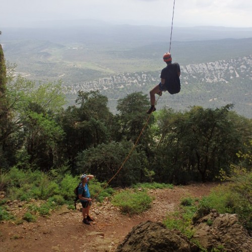 Randonnée-rappel Au Pic Saint-loup Près De Montpellier Dans L'Hérault