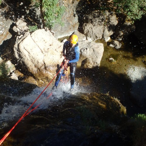 Canyoning- Et Rappel Dans Le Caroux Au Ruisseau D'Albès, Près De Montpellier.