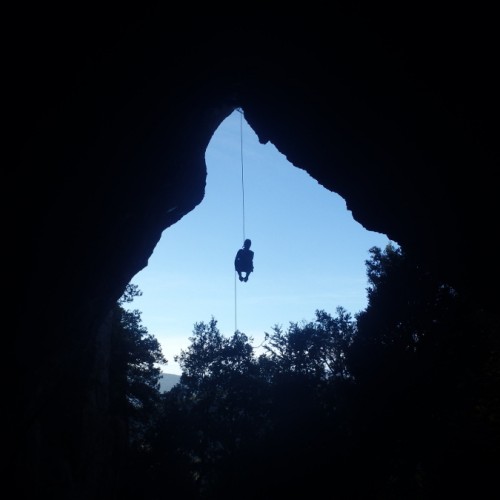 Rappel Dansa Via-ferrata En Cévennes Dans L'Hérault