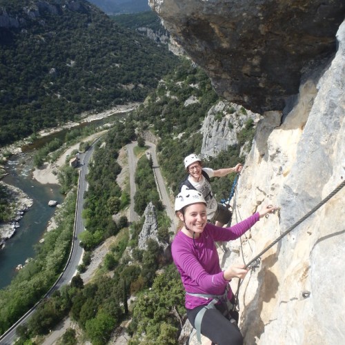 Via-ferrata Du Thaurac En Cévennes Près De Montpellier Et Ganges