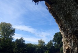 Via-ferrata Et Dévers Dans Le Gard Au-dessus Du Vidourle, Près De Lunel