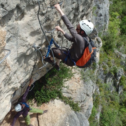 Via-ferrata Du Gard En Cévennes Et De L'Hérault