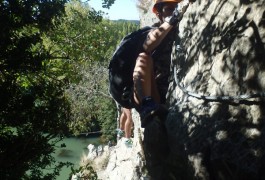 Via-ferrata Près De Lunel Et St-Sériès, Dans Le Gard