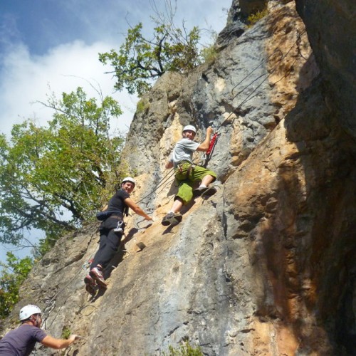 Via-ferrata Du Liaucous Entre Millau Et Les Gorges Du Tarn Dans L'Aveyron